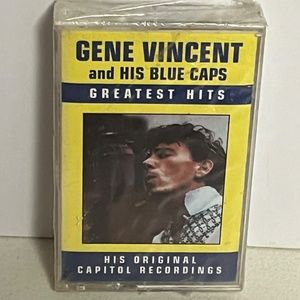 Vintage 1993 Gene Vincent & His Blue Caps Greatest Hits Cassette Tape